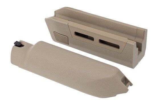 Magpul Ruger Carbine PC Backpacker FDE Stock features an MLOK forend